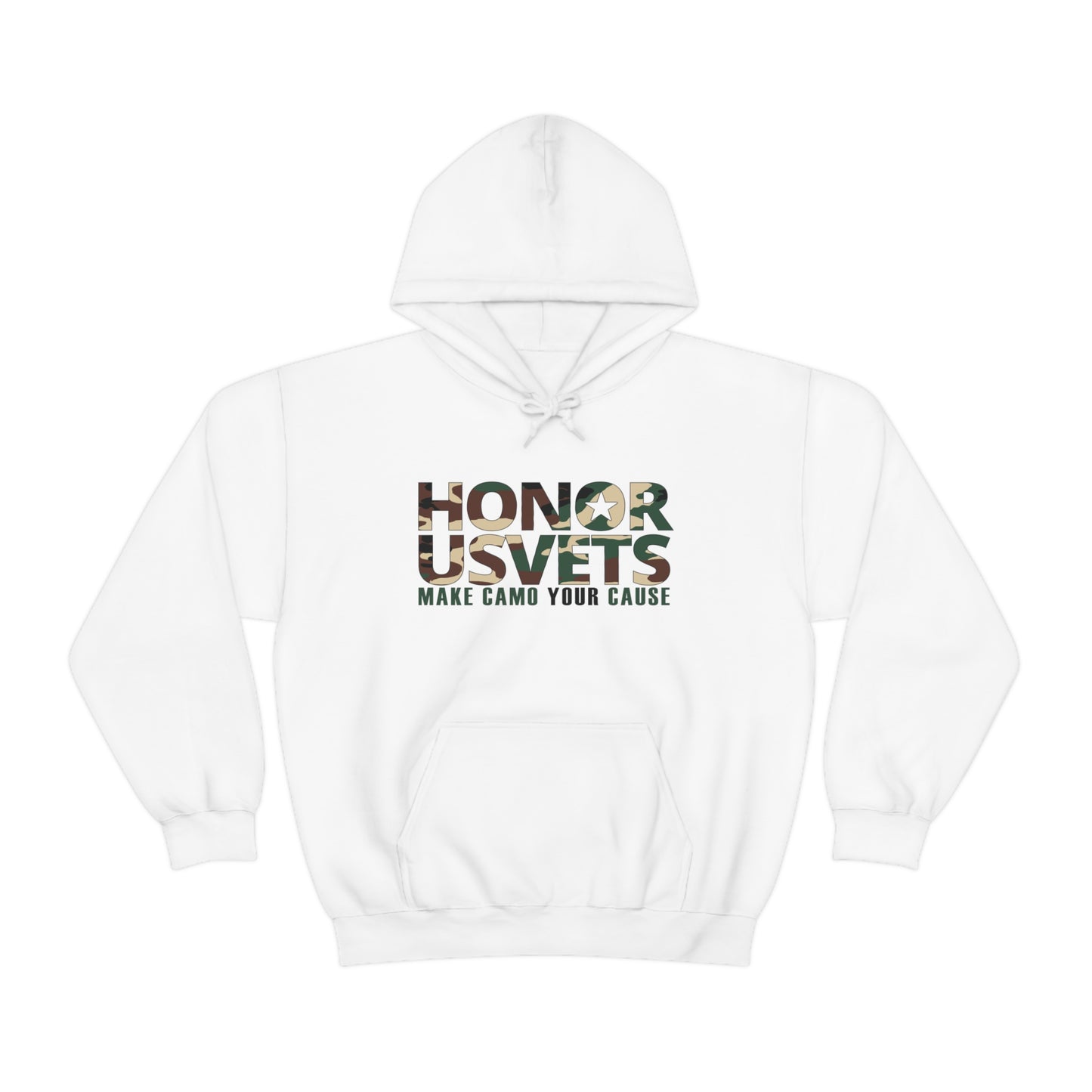 HONORUSVETS Camo Heavy Blend™ Hooded Sweatshirt