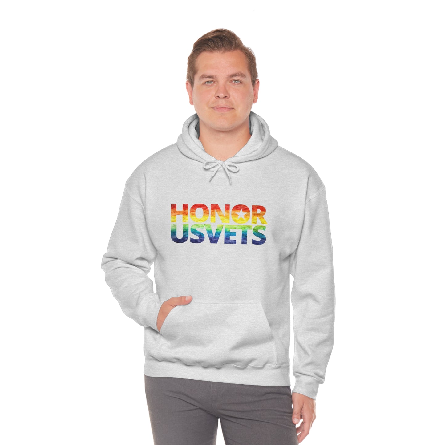 HONORUSVETS Pride Rainbow Heavy Blend™ Hoodie