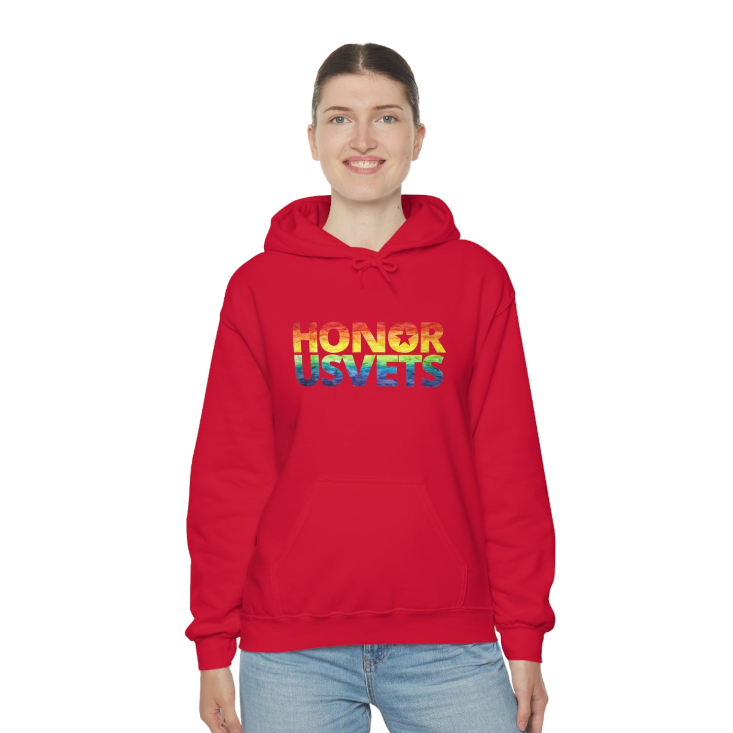 HONORUSVETS Pride Rainbow Heavy Blend™ Hoodie