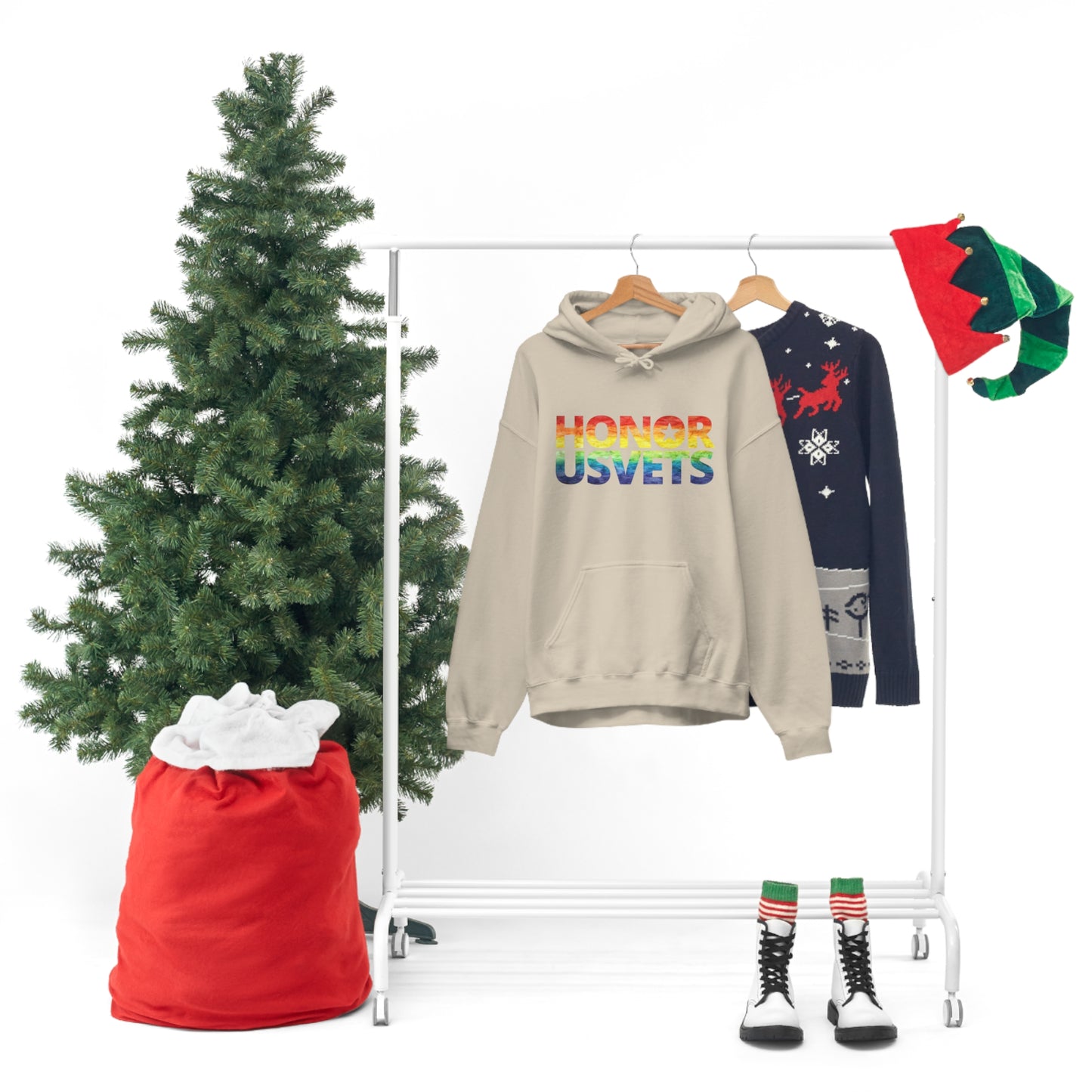 HONORUSVETS Pride Rainbow Heavy Blend™ Hoodie