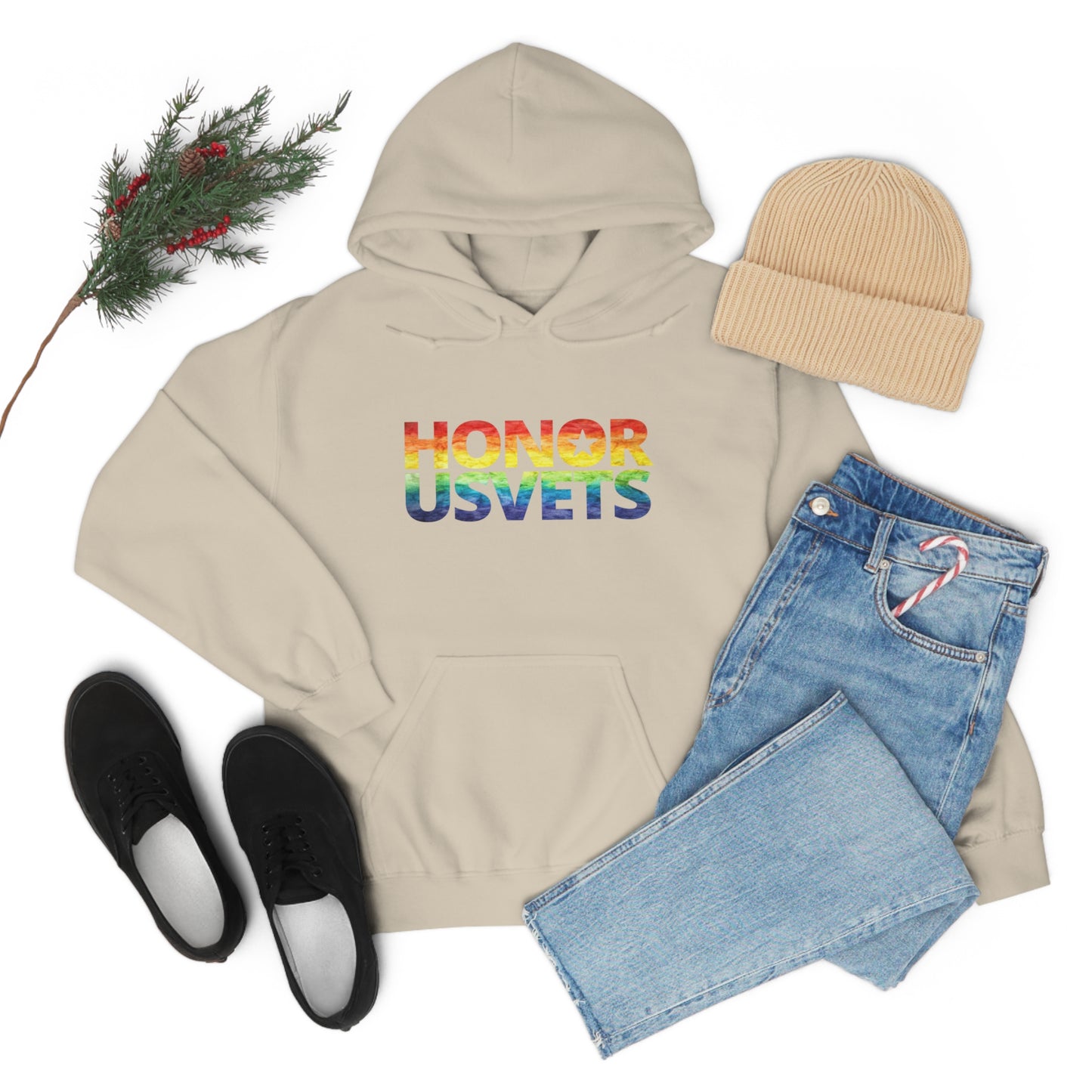 HONORUSVETS Pride Rainbow Heavy Blend™ Hoodie