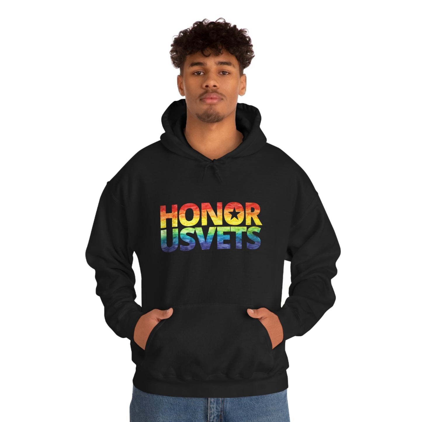 HONORUSVETS Pride Rainbow Heavy Blend™ Hoodie