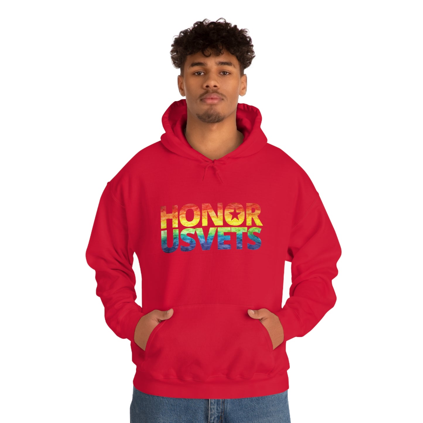 HONORUSVETS Pride Rainbow Heavy Blend™ Hoodie
