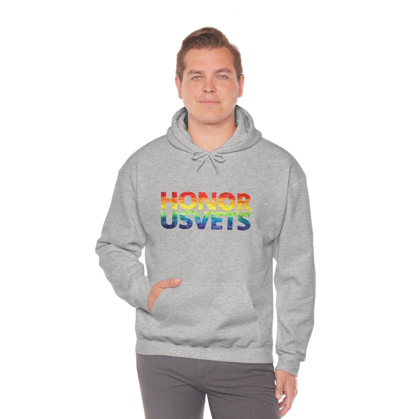 HONORUSVETS Pride Rainbow Heavy Blend™ Hoodie