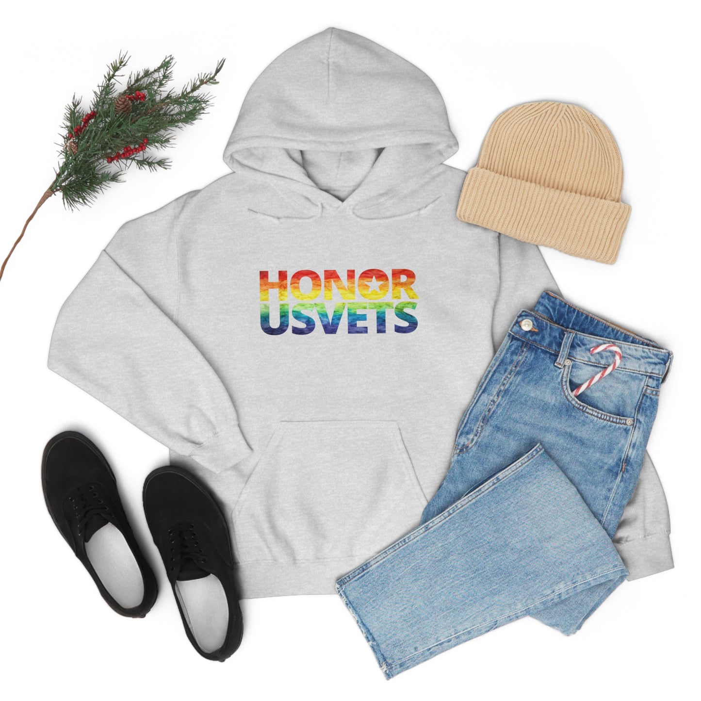 HONORUSVETS Pride Rainbow Heavy Blend™ Hoodie
