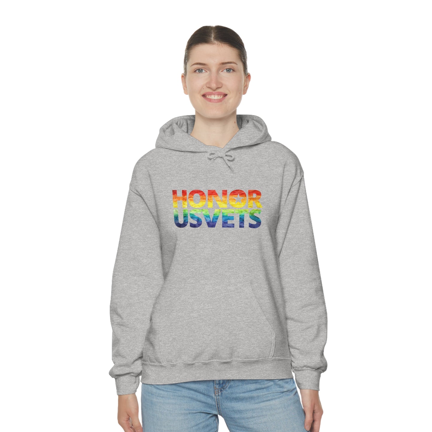 HONORUSVETS Pride Rainbow Heavy Blend™ Hoodie