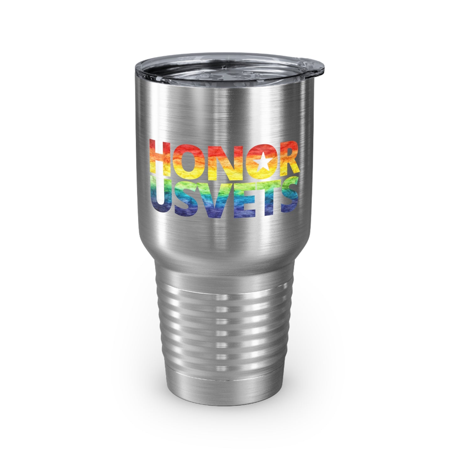 HONORUSVETS Rainbow Pride Ringneck Tumbler