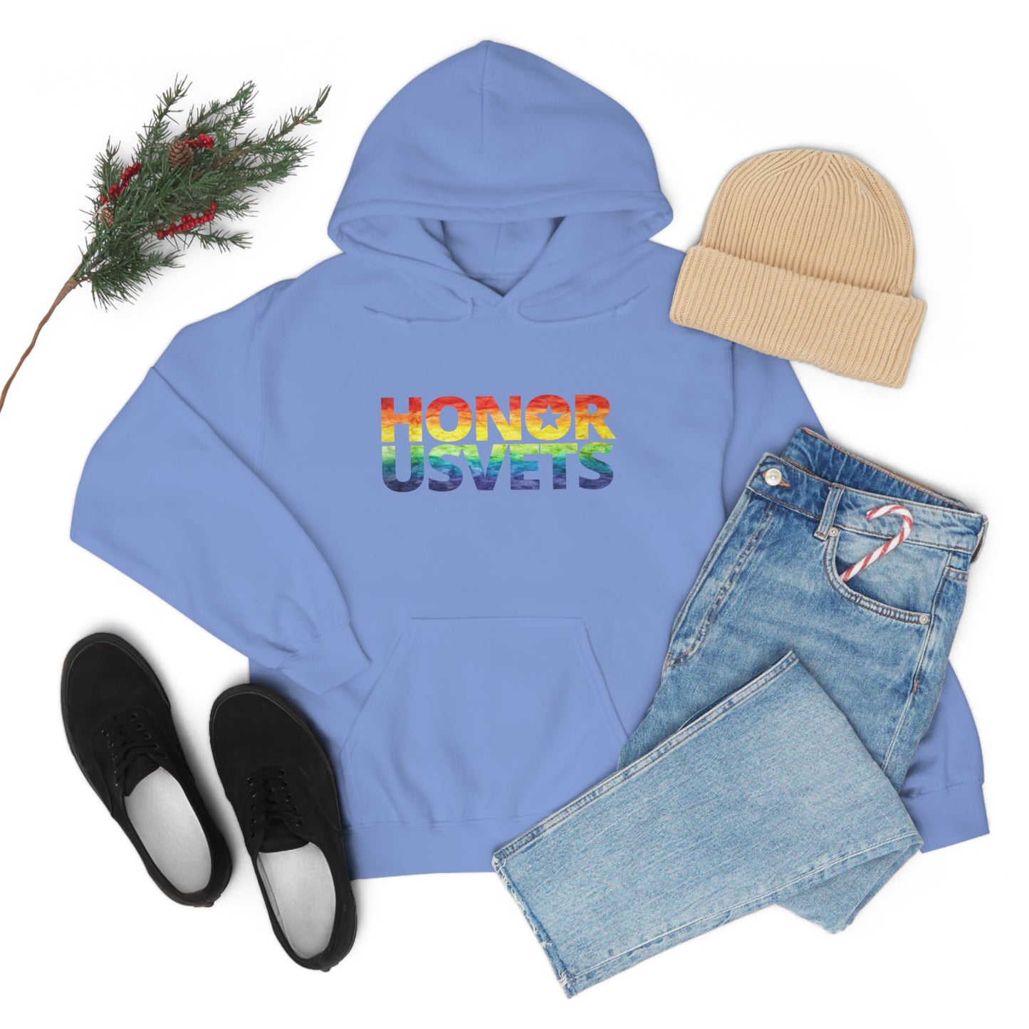 HONORUSVETS Pride Rainbow Heavy Blend™ Hoodie