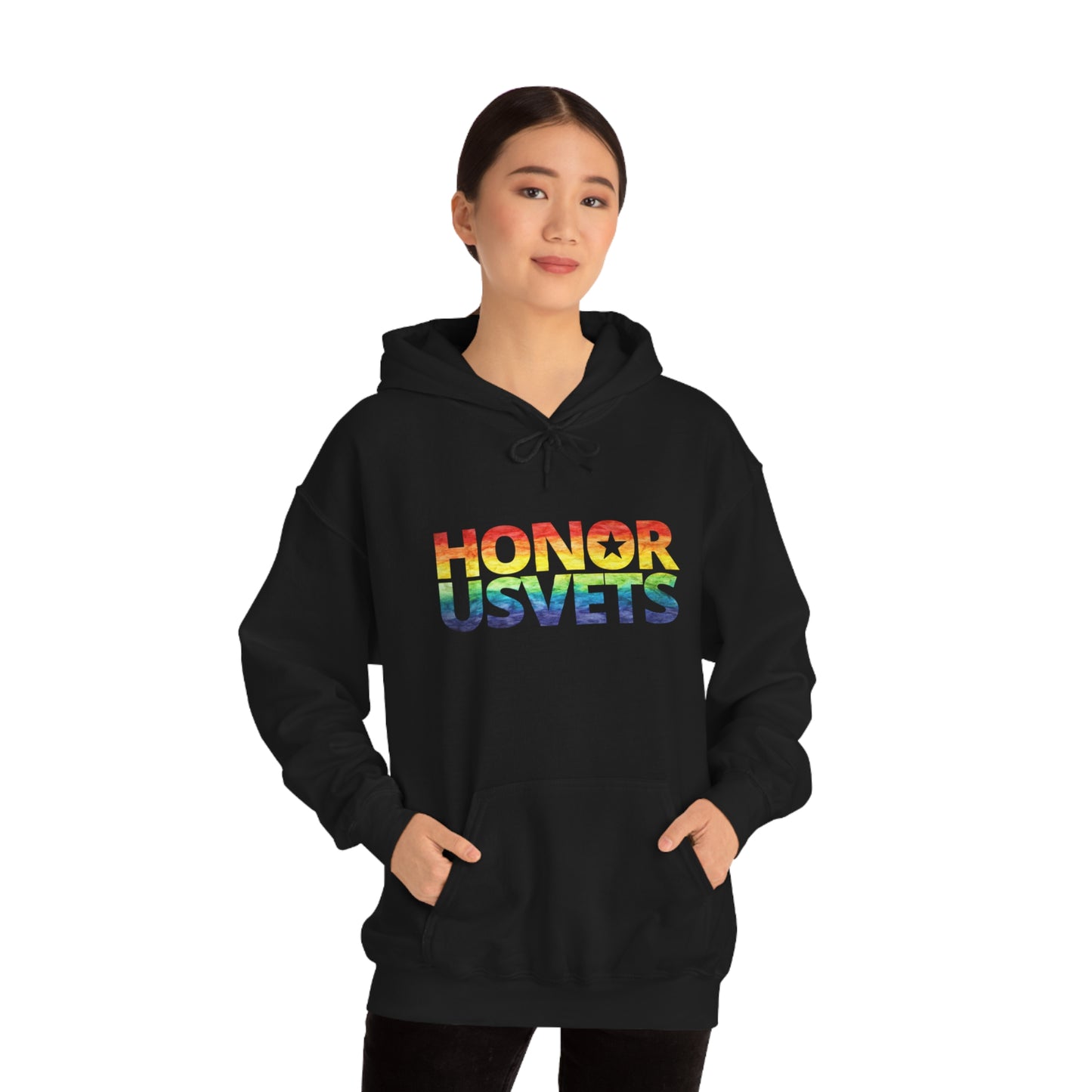 HONORUSVETS Pride Rainbow Heavy Blend™ Hoodie