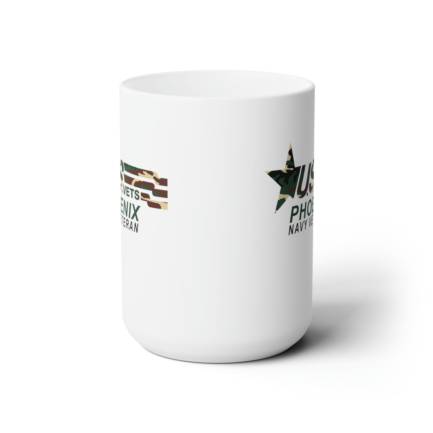 PHX U.S.VETS Ceramic Mug 15oz - NAVY Veteran