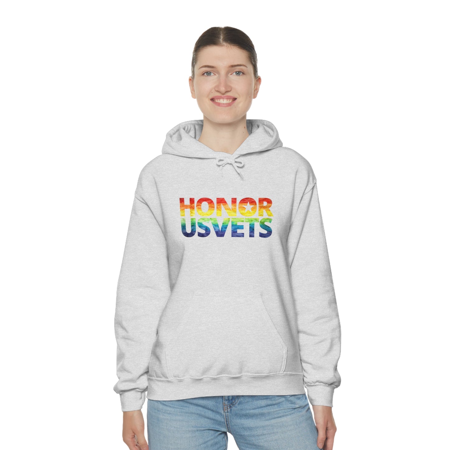 HONORUSVETS Pride Rainbow Heavy Blend™ Hoodie