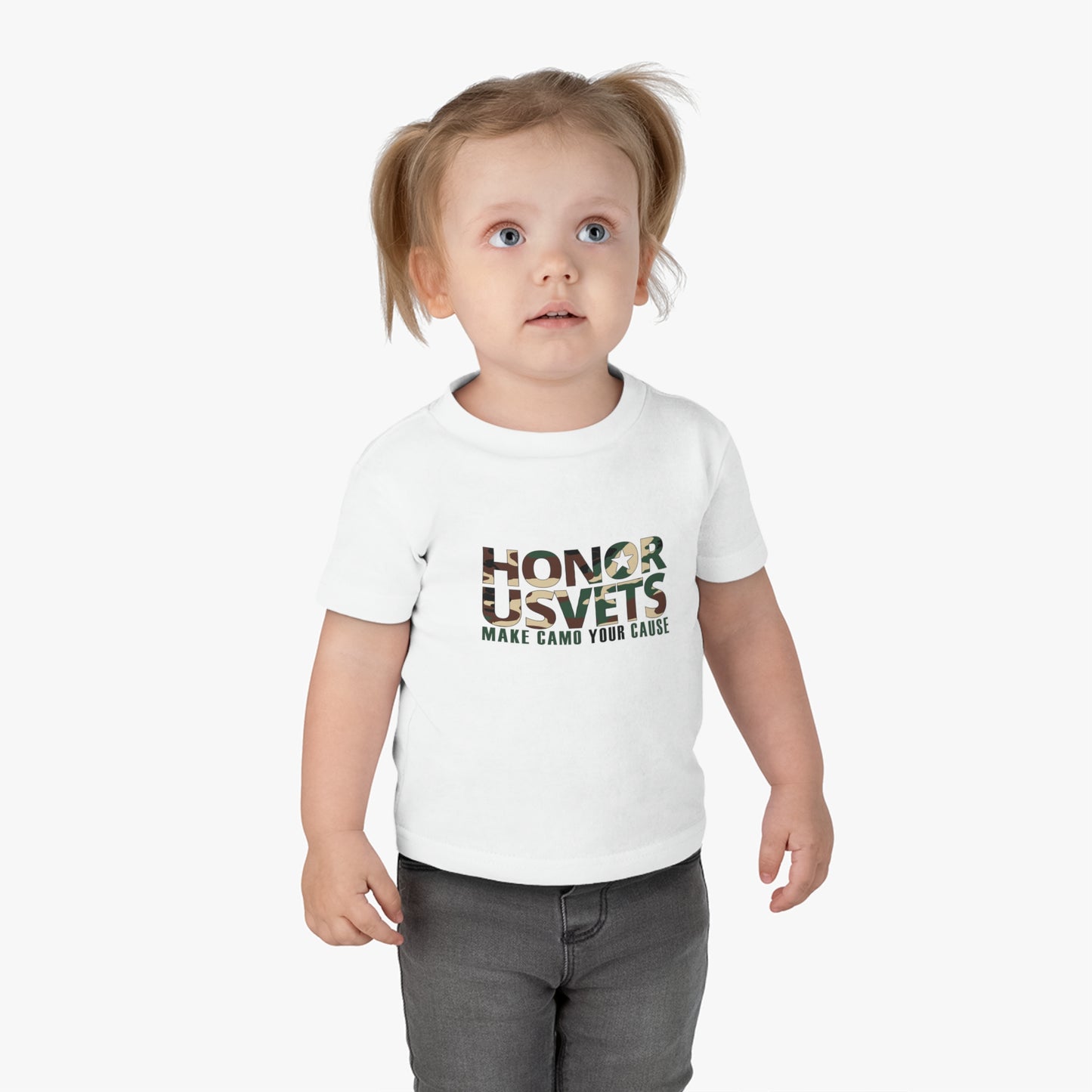 HONORUSVETS Infant Cotton Jersey Tee