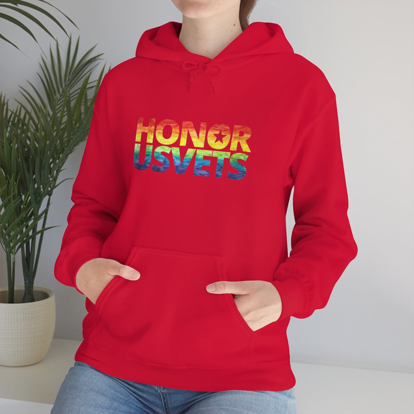 HONORUSVETS Pride Rainbow Heavy Blend™ Hoodie