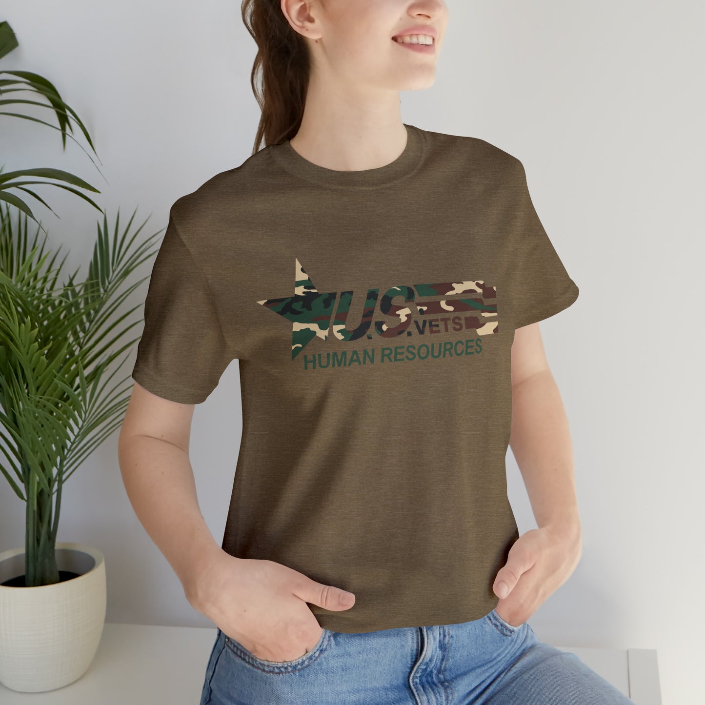HR U.S.VETS Premium Crew Neck Adult Tee