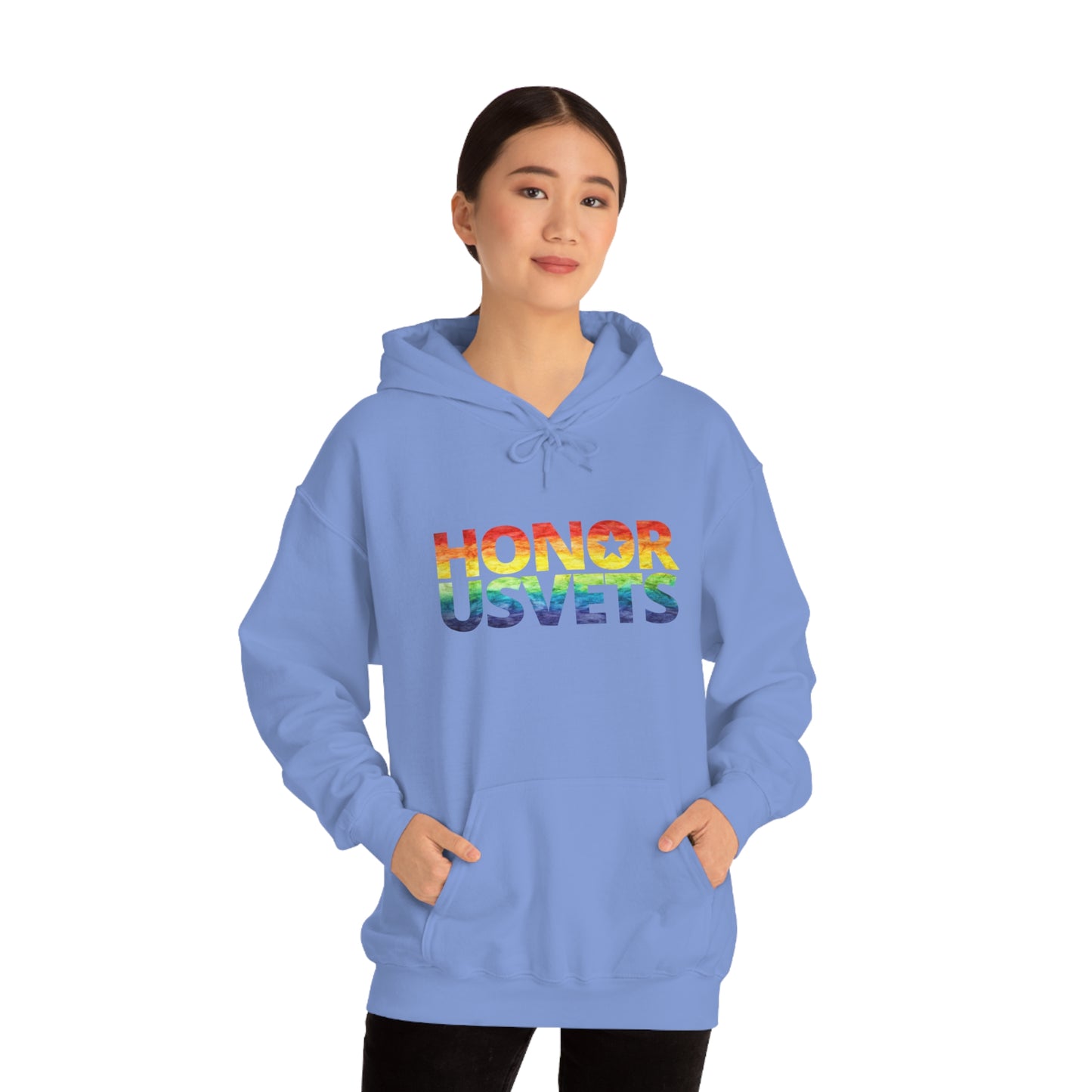 HONORUSVETS Pride Rainbow Heavy Blend™ Hoodie