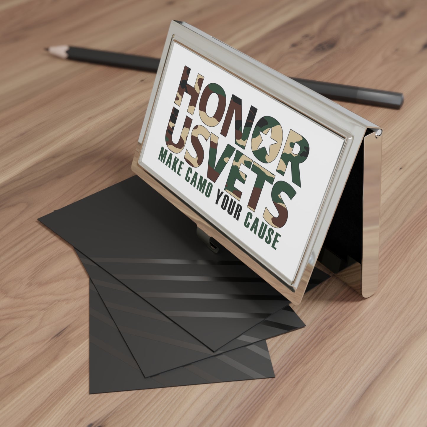HONORUSVETS Business Card Holder