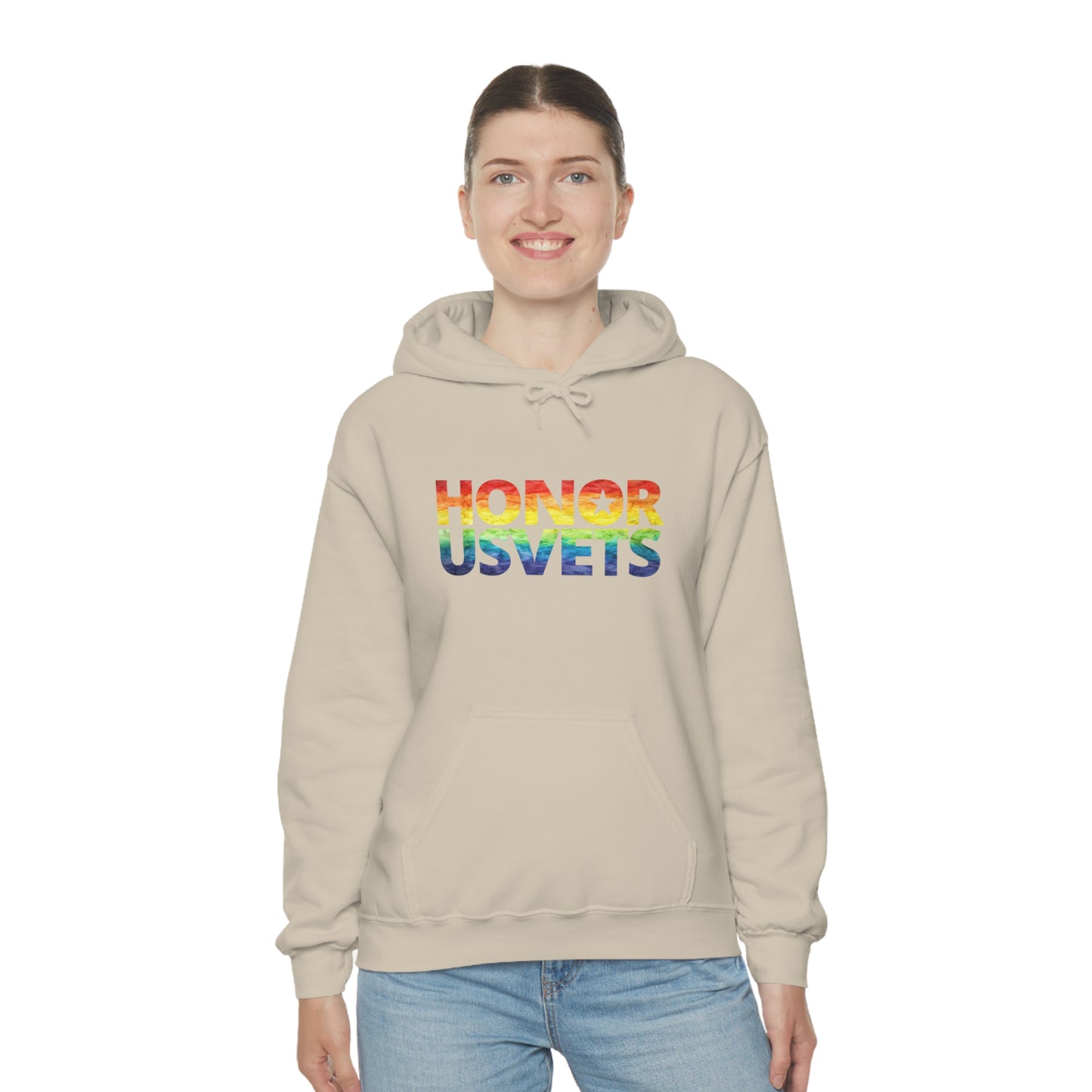 HONORUSVETS Pride Rainbow Heavy Blend™ Hoodie