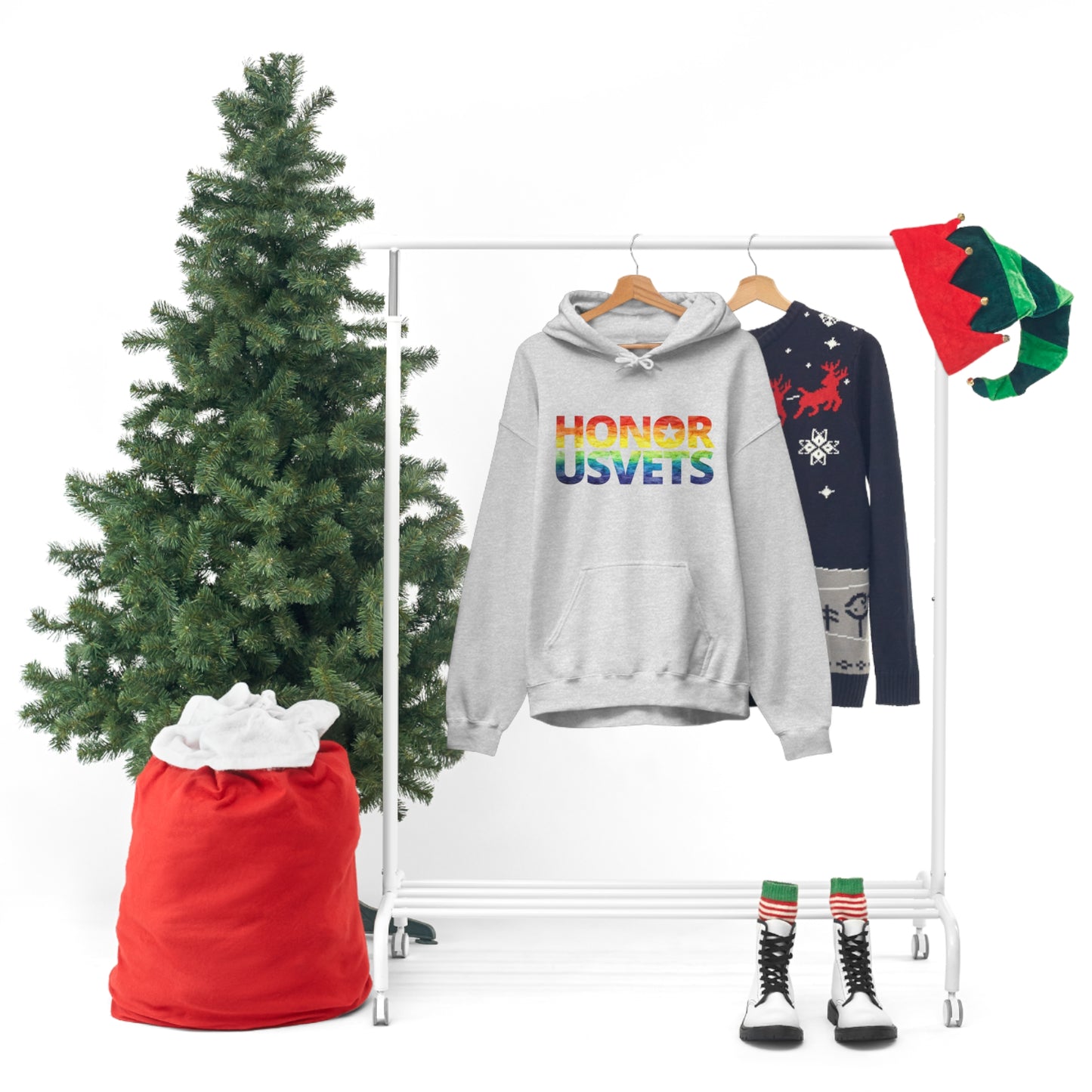HONORUSVETS Pride Rainbow Heavy Blend™ Hoodie