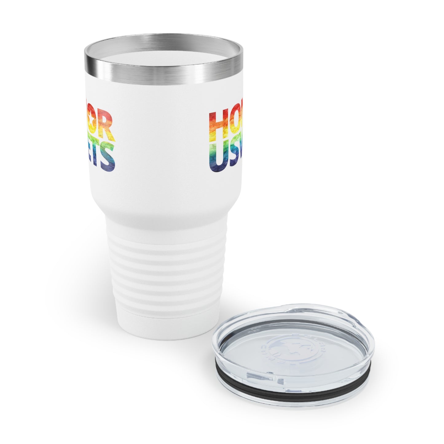 HONORUSVETS Rainbow Pride Ringneck Tumbler