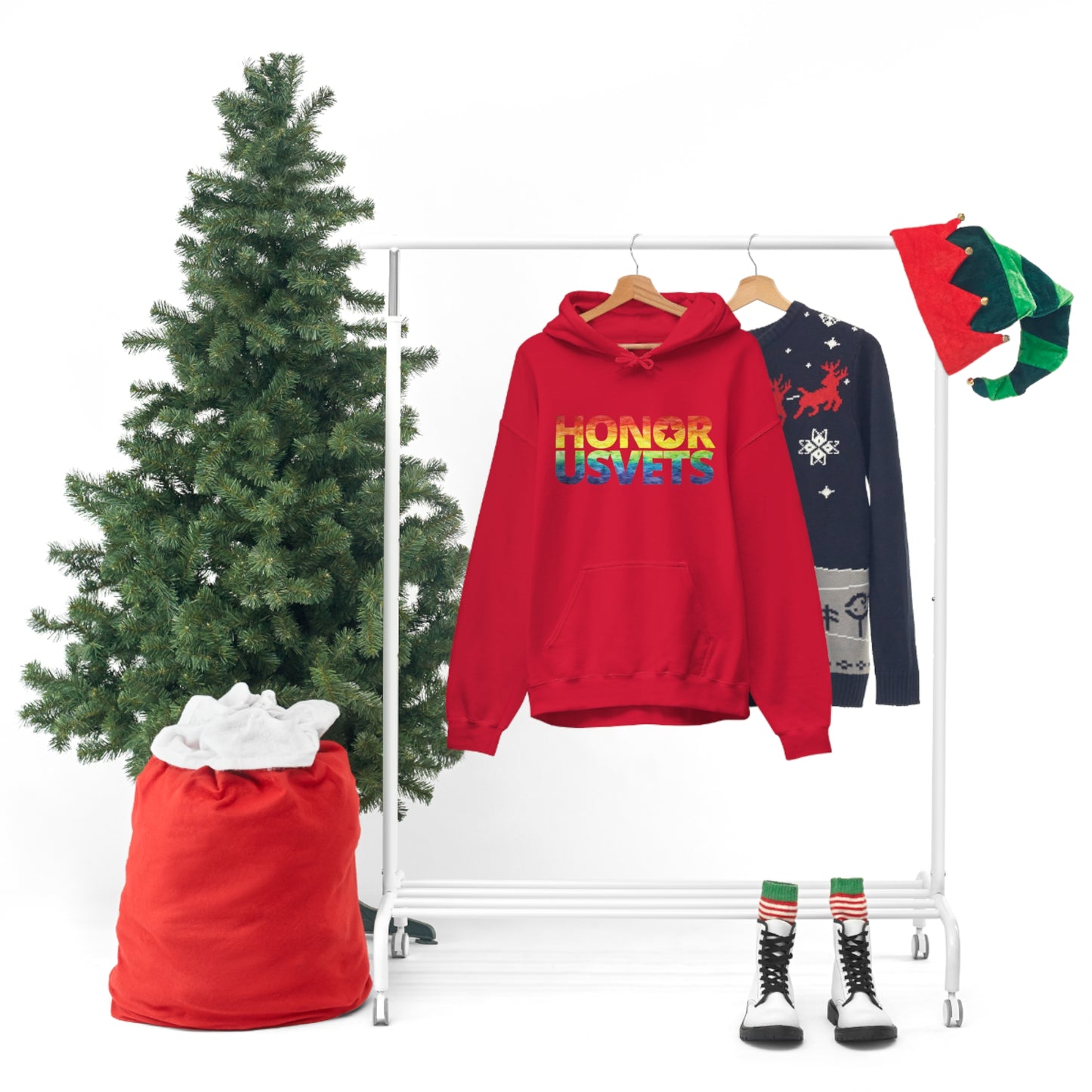 HONORUSVETS Pride Rainbow Heavy Blend™ Hoodie