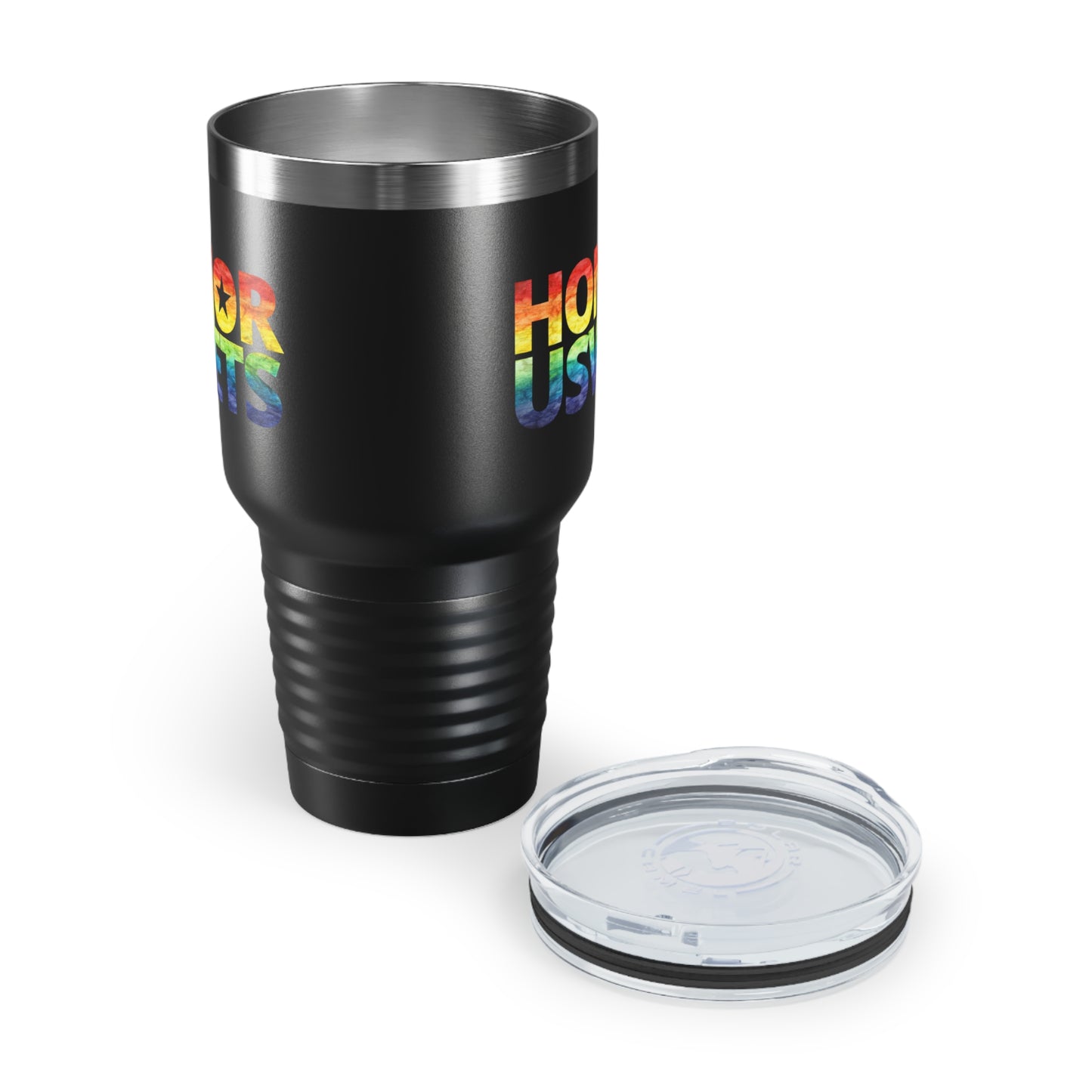 HONORUSVETS Rainbow Pride Ringneck Tumbler