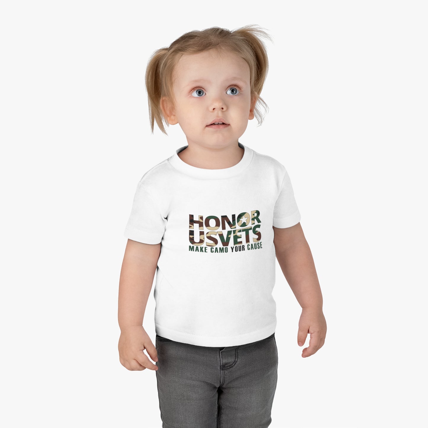 HONORUSVETS Infant Cotton Jersey Tee