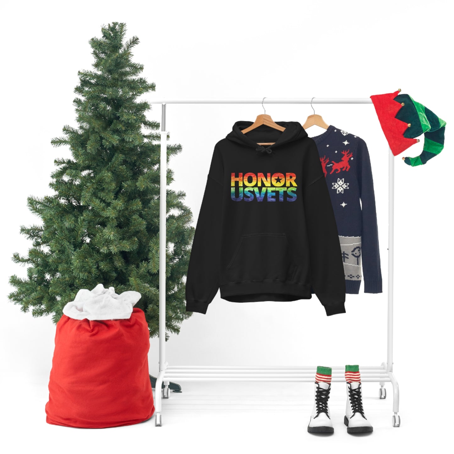 HONORUSVETS Pride Rainbow Heavy Blend™ Hoodie
