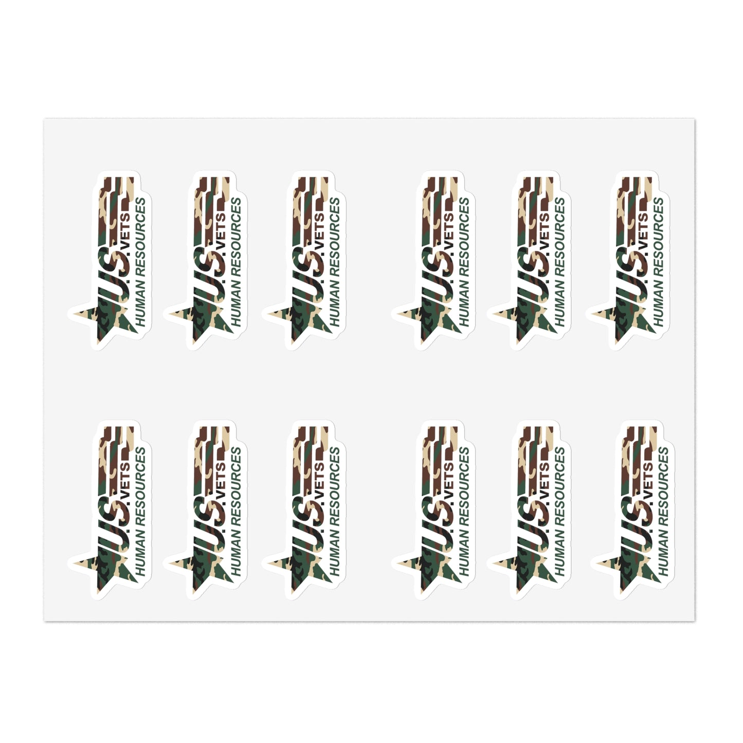 HR Sticker Sheets - 12 logos/sheet