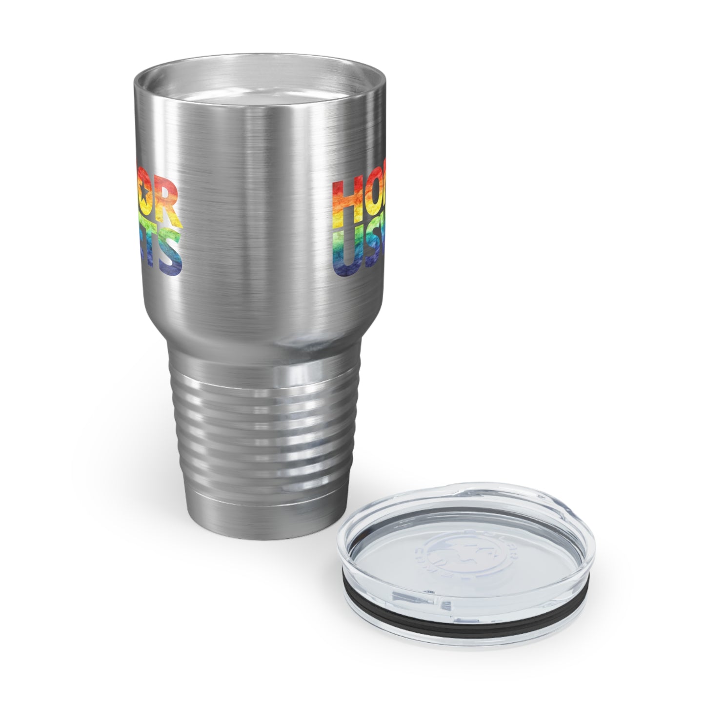 HONORUSVETS Rainbow Pride Ringneck Tumbler