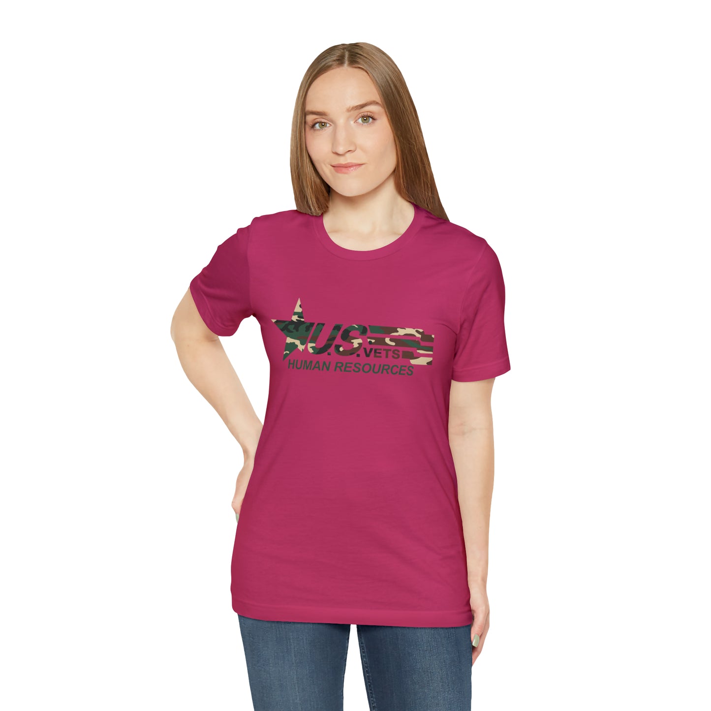 HR U.S.VETS Premium Crew Neck Adult Tee