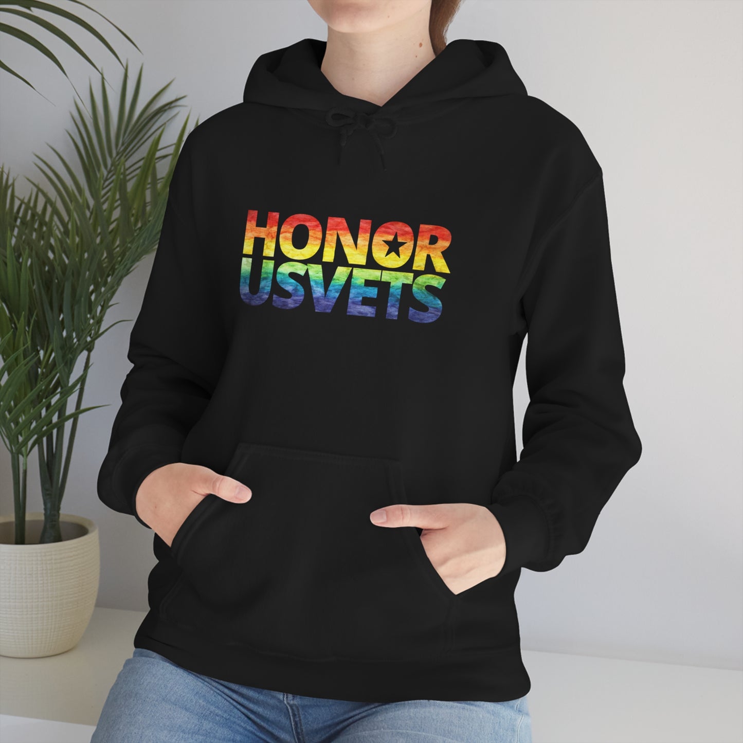 HONORUSVETS Pride Rainbow Heavy Blend™ Hoodie