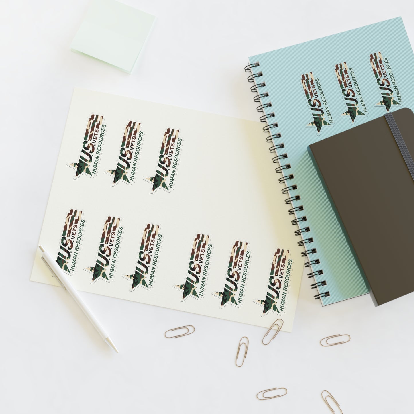 HR Sticker Sheets - 12 logos/sheet