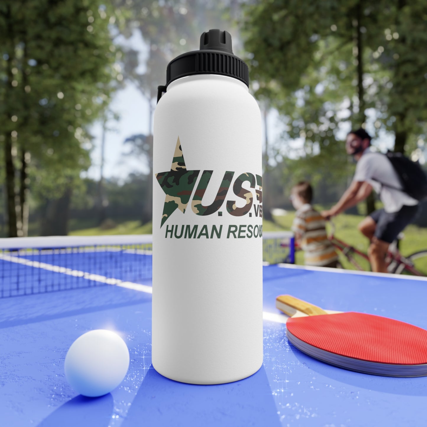 Stainless Steel Water Bottle, Sports Lid