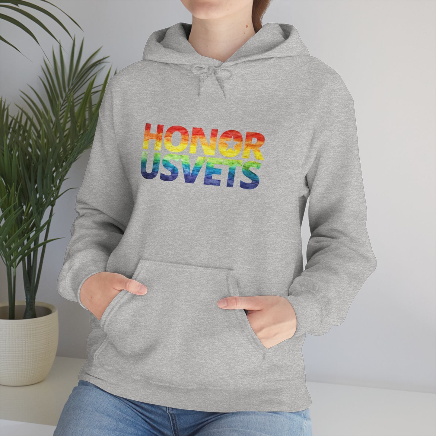 HONORUSVETS Pride Rainbow Heavy Blend™ Hoodie