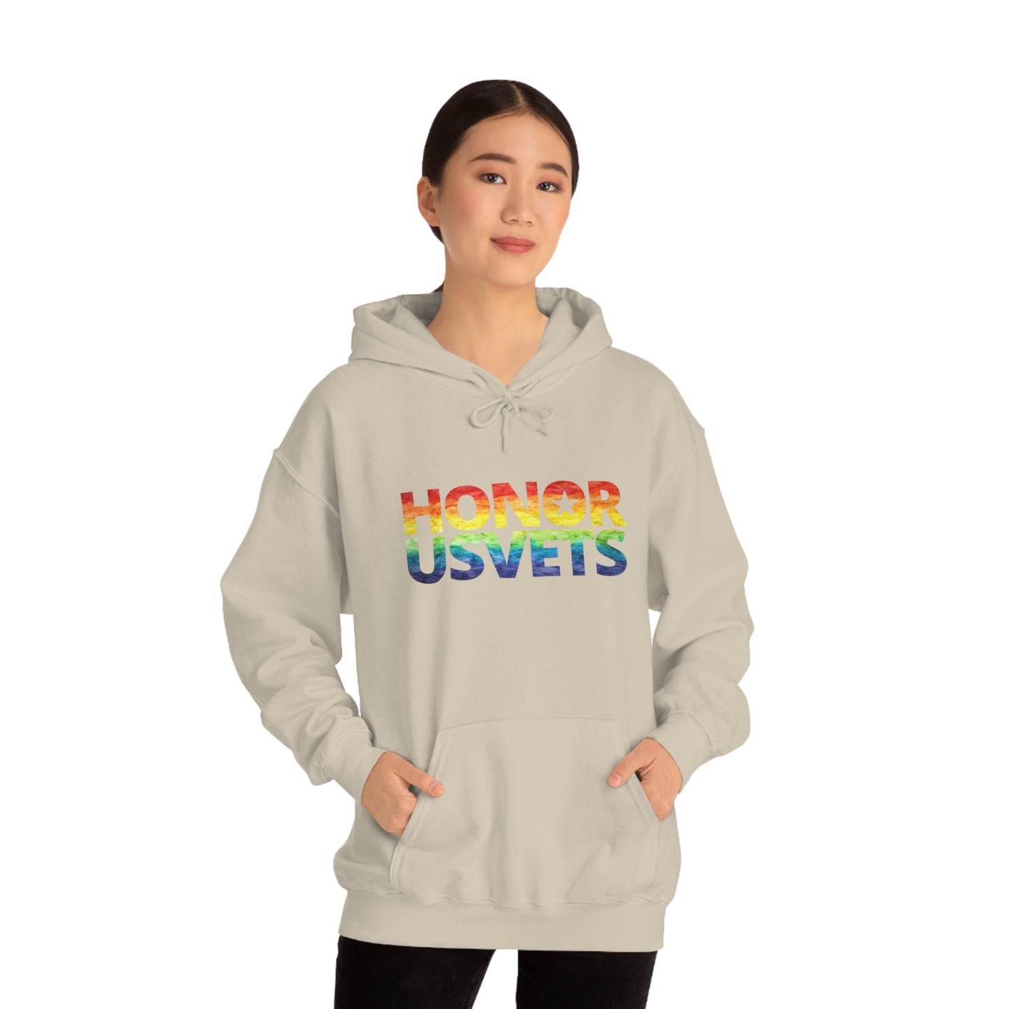 HONORUSVETS Pride Rainbow Heavy Blend™ Hoodie