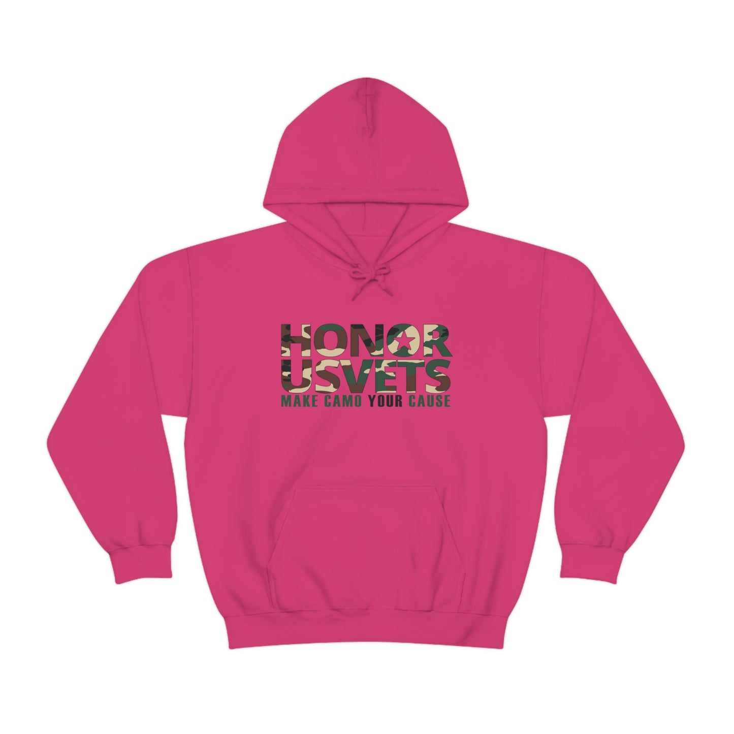 HONORUSVETS Camo Heavy Blend™ Hooded Sweatshirt