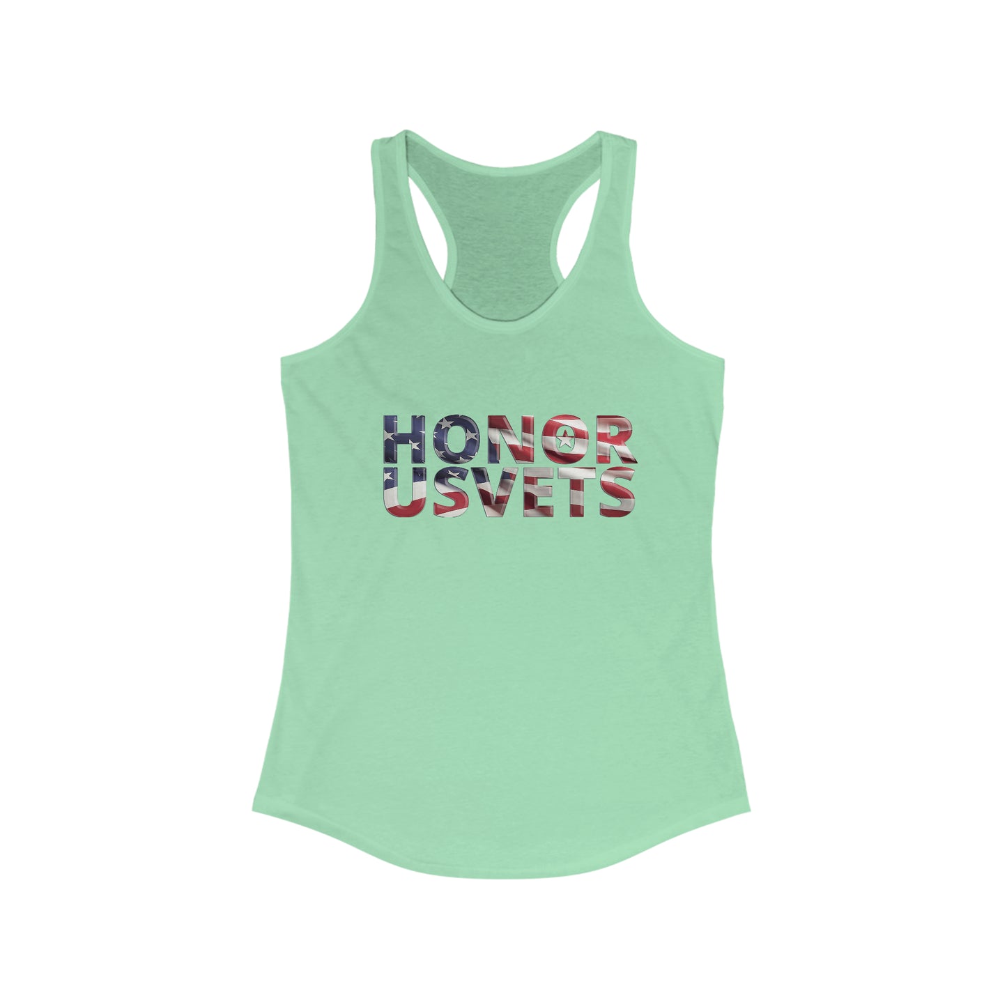 HONORUSVETS Women's Ideal Racerback Tank