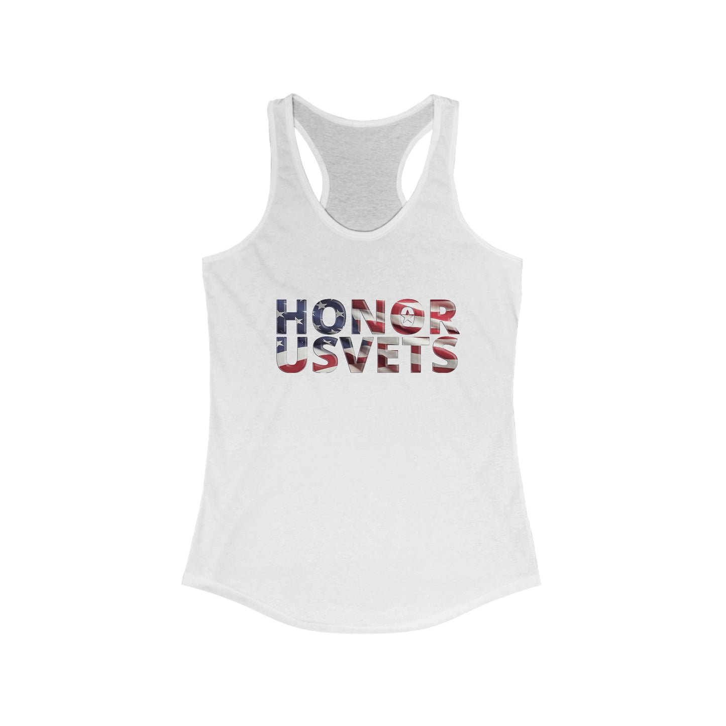 HONORUSVETS Women's Ideal Racerback Tank