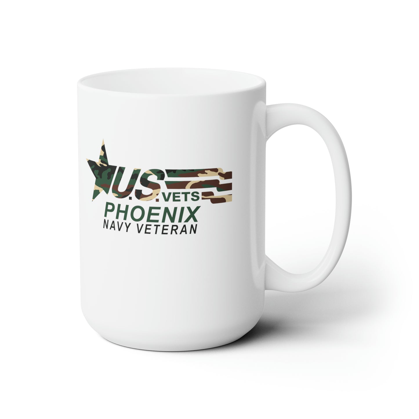 PHX U.S.VETS Ceramic Mug 15oz - NAVY Veteran