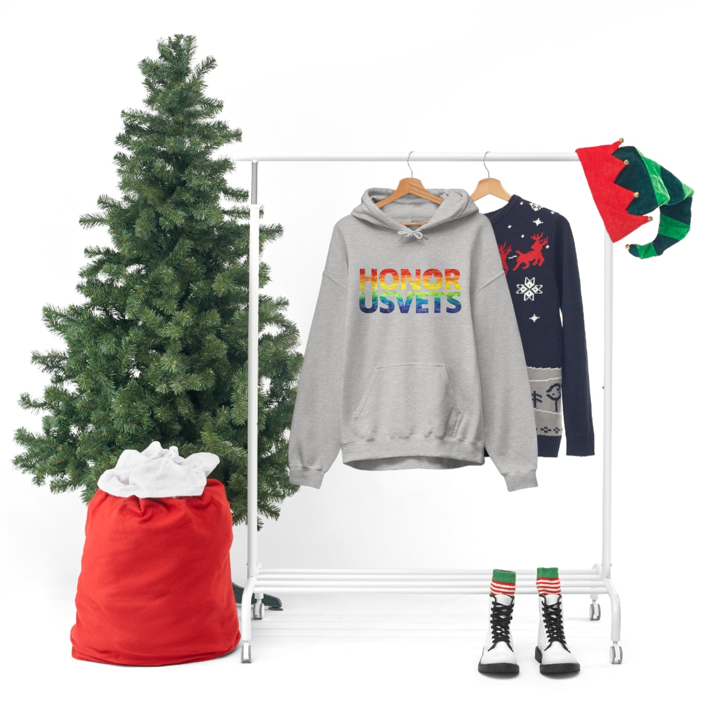 HONORUSVETS Pride Rainbow Heavy Blend™ Hoodie