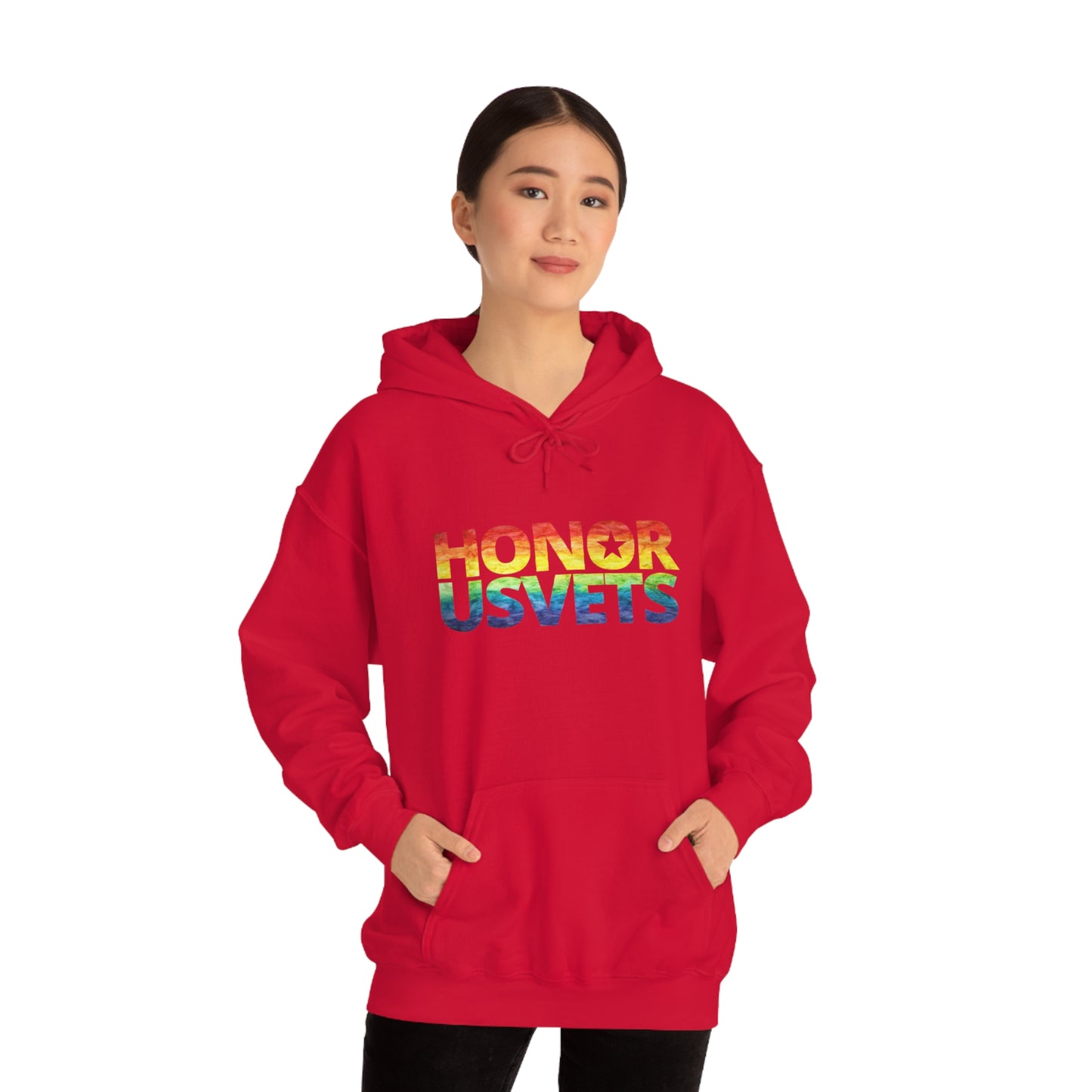 HONORUSVETS Pride Rainbow Heavy Blend™ Hoodie
