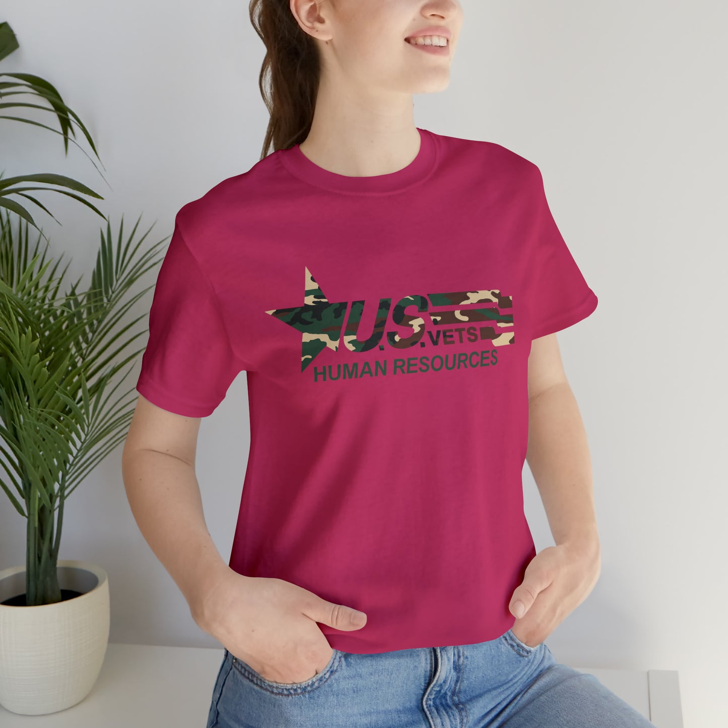 HR U.S.VETS Premium Crew Neck Adult Tee