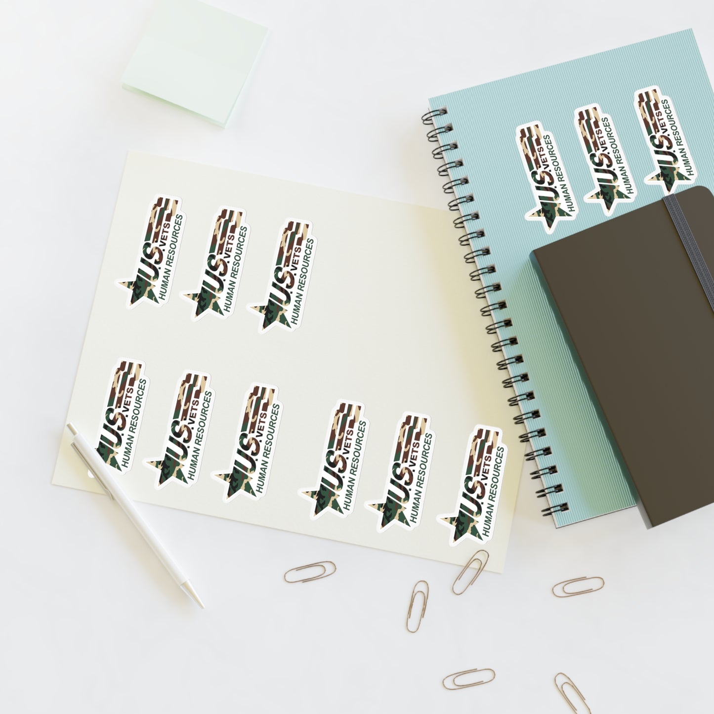 HR Sticker Sheets - 12 logos/sheet