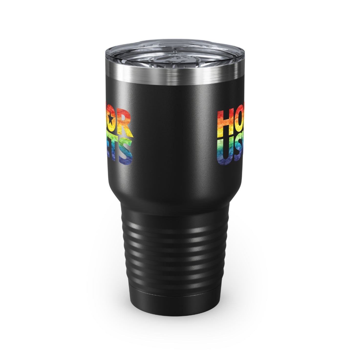 HONORUSVETS Rainbow Pride Ringneck Tumbler