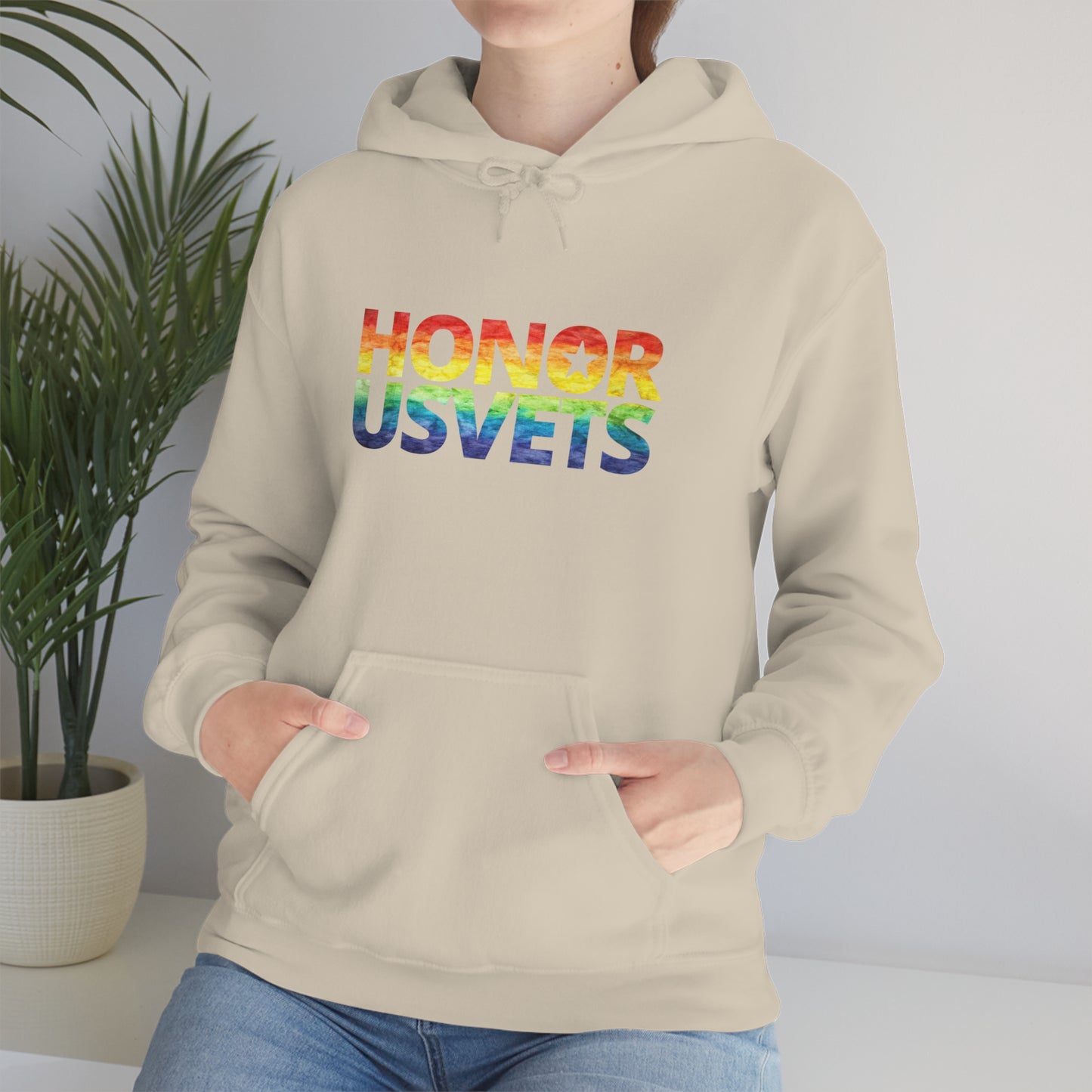HONORUSVETS Pride Rainbow Heavy Blend™ Hoodie