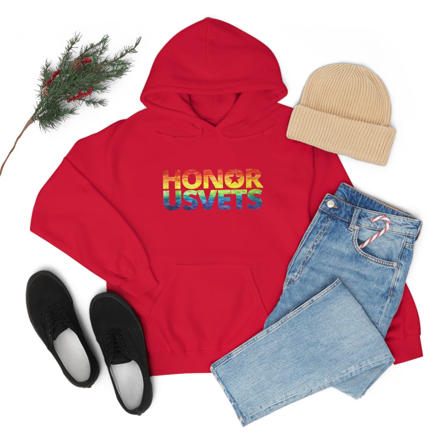 HONORUSVETS Pride Rainbow Heavy Blend™ Hoodie