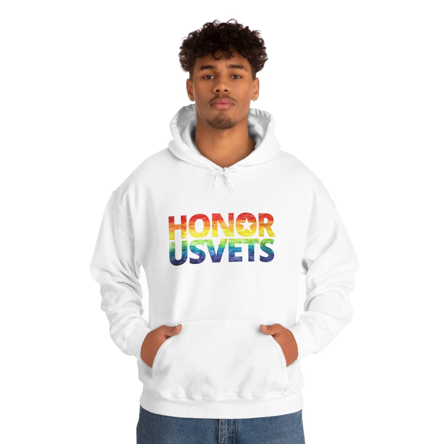 HONORUSVETS Pride Rainbow Heavy Blend™ Hoodie