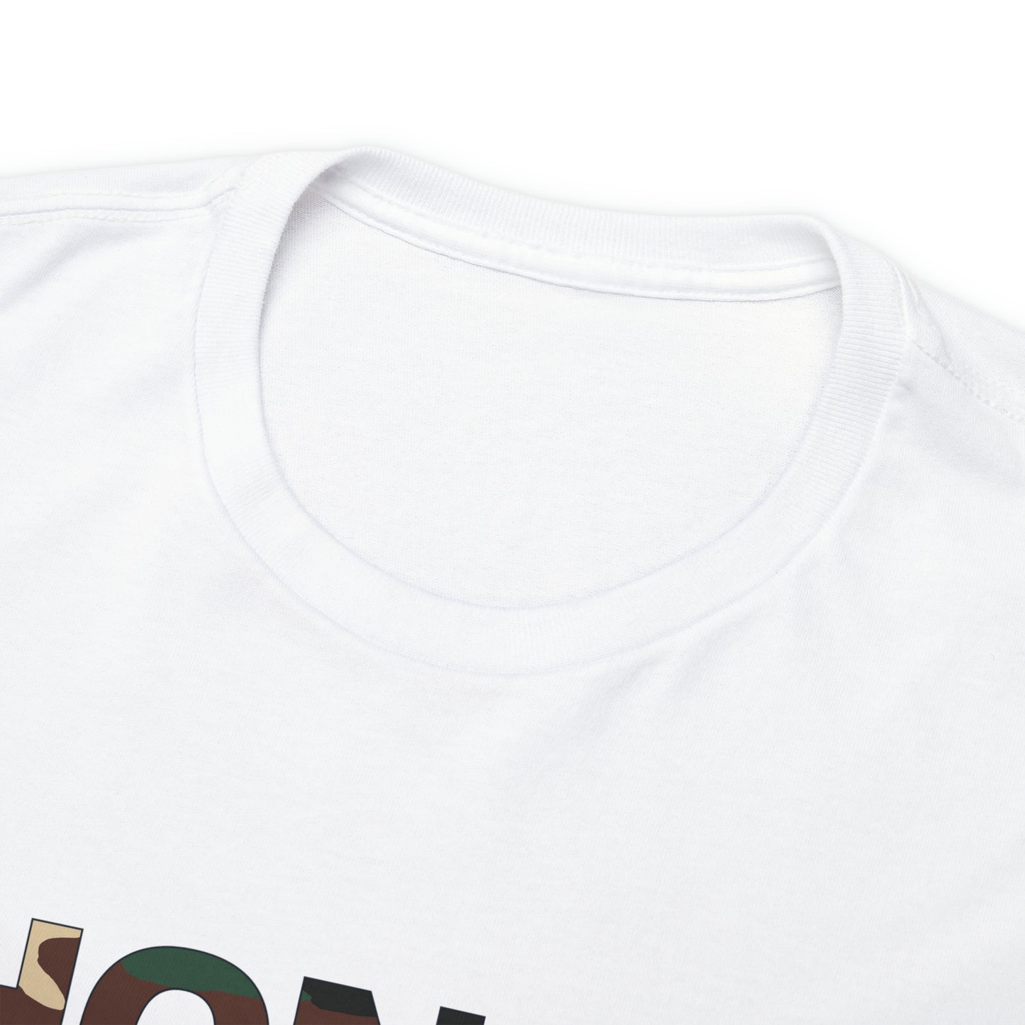 HONORUSVETS Camo Crew Neck Heavy Cotton Tee