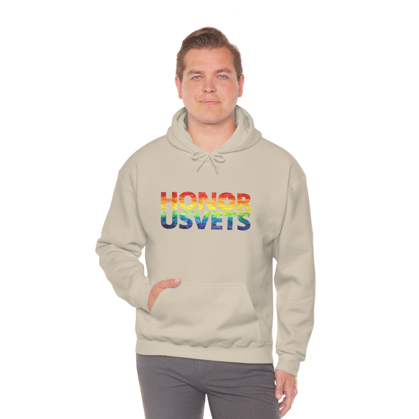 HONORUSVETS Pride Rainbow Heavy Blend™ Hoodie