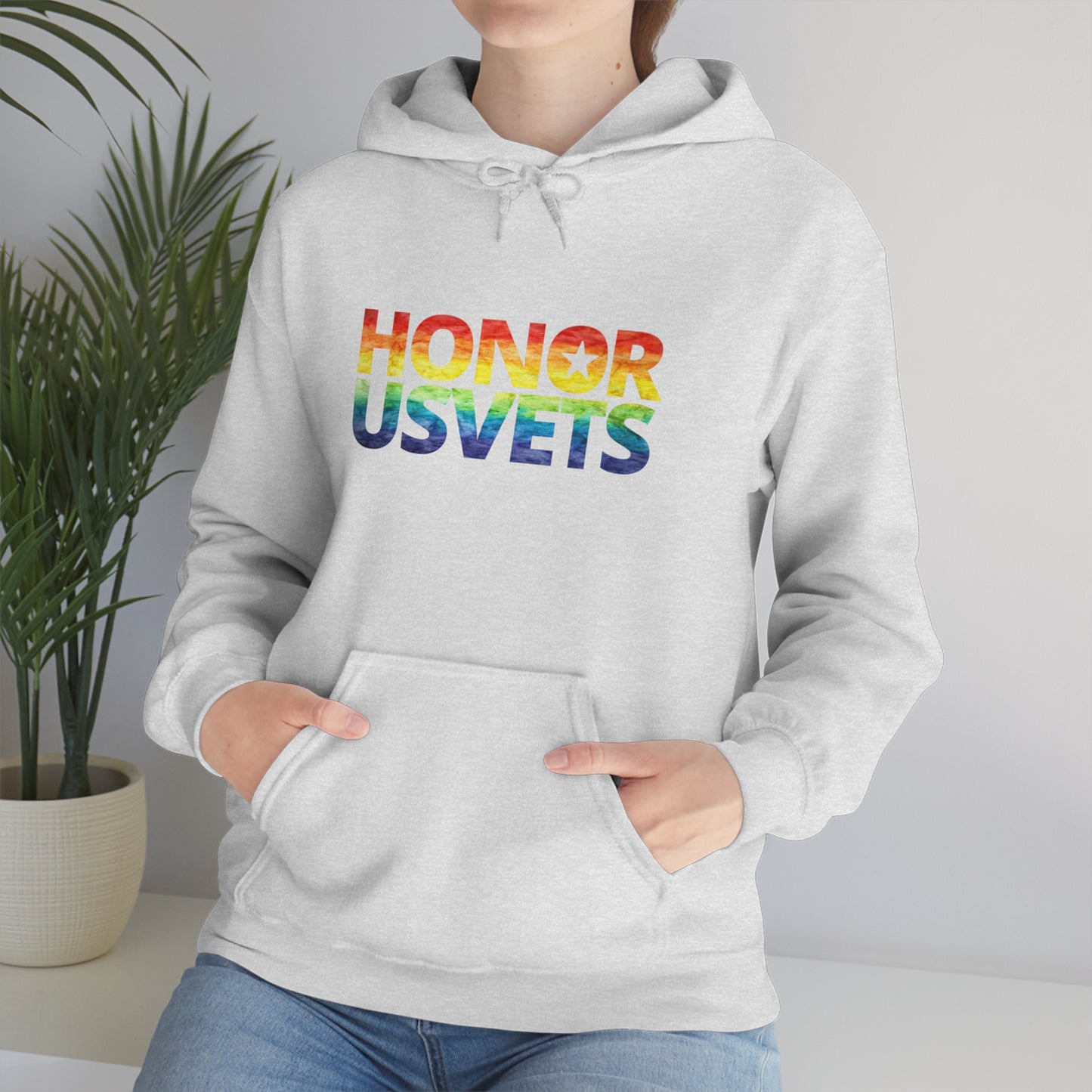 HONORUSVETS Pride Rainbow Heavy Blend™ Hoodie